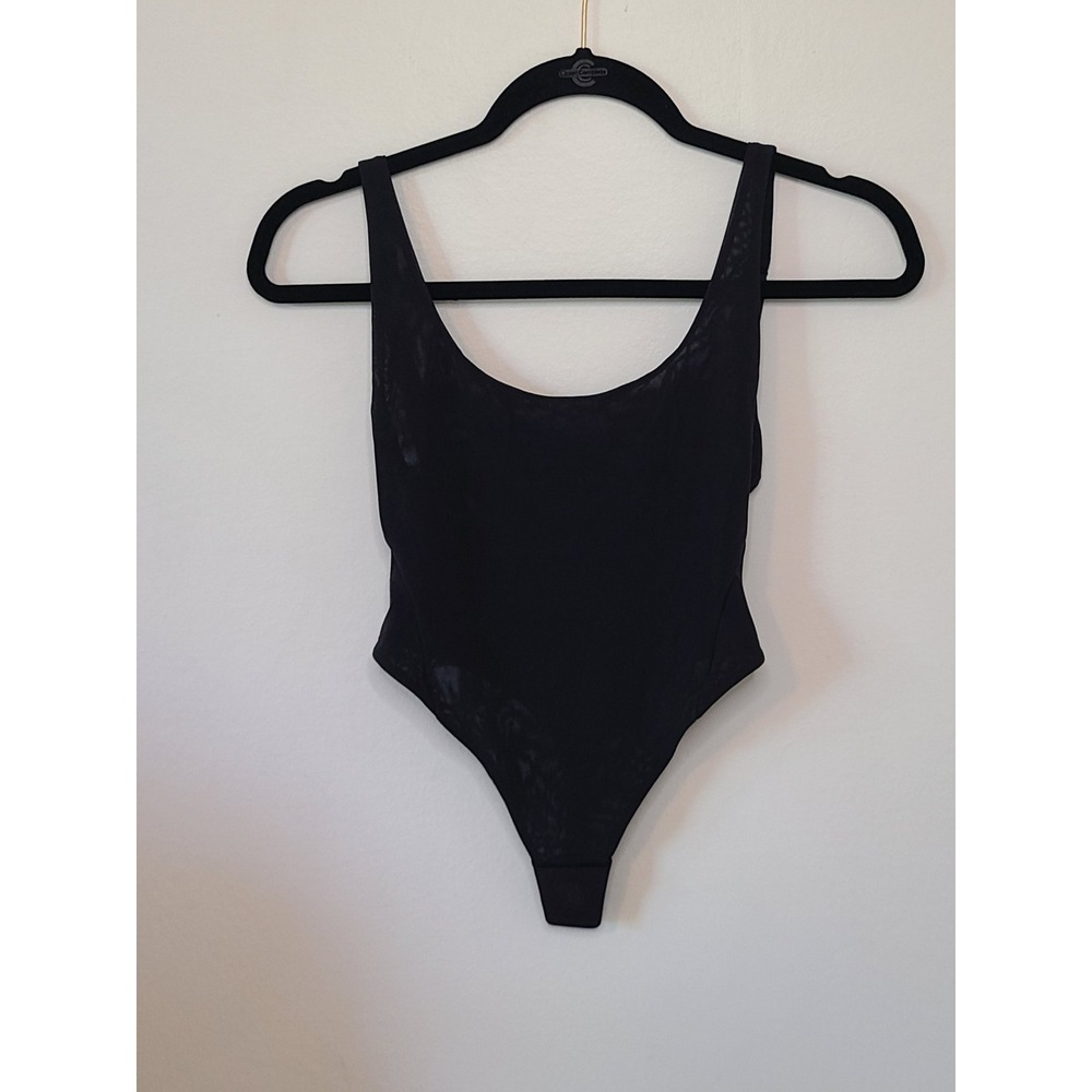 Lululemon Black Mesh Bodysuit Size XS/S